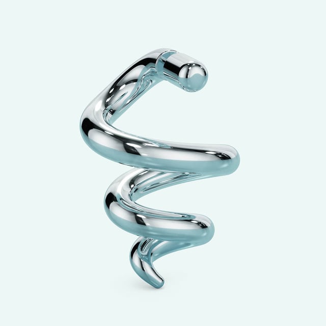 Corkscrew Earring