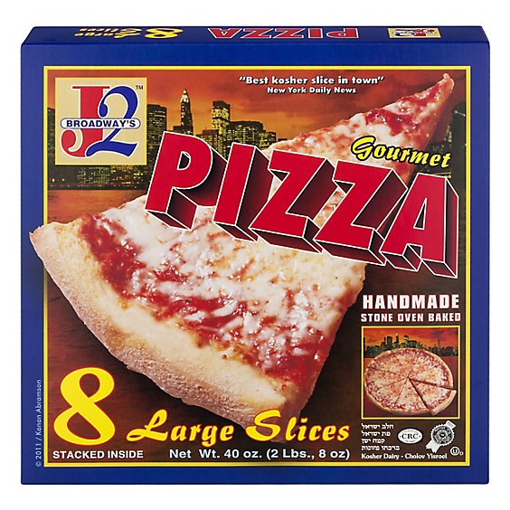 Eddies Broadway Pizza Frozen - 40 Oz