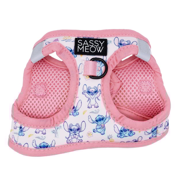 Cat Step-In Harness - Disney's Stitch Peach