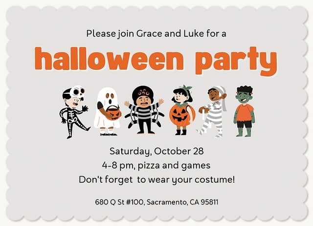 Costume Soiree | Halloween Party Invitations