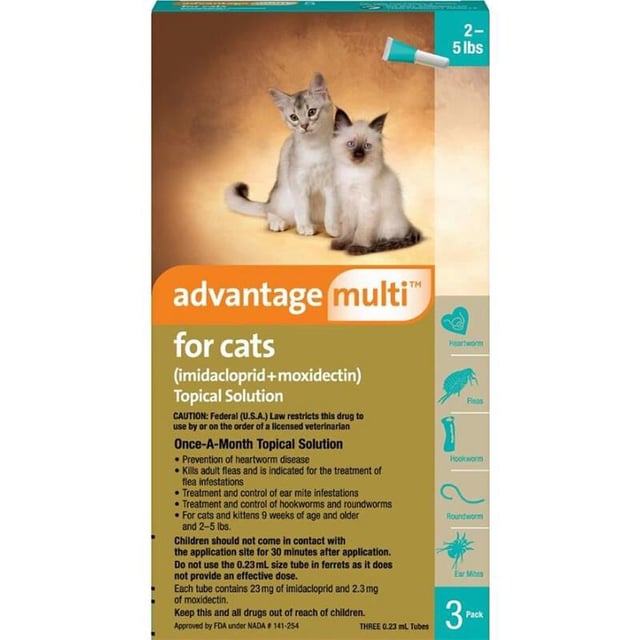 Advantage Multi for Cats - Intestinal Parasites Prevention