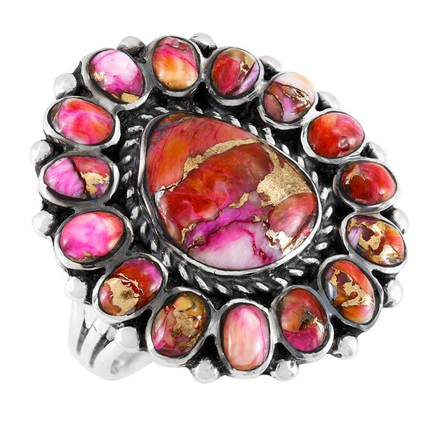 Plum Spiny Ring Sterling Silver R2407-C92