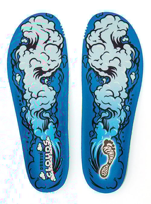 DESTIN IMPACT CLOUDS 5.5MM Low-All Arch Insoles