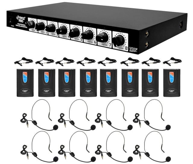8-Ch. Wireless Microphone System