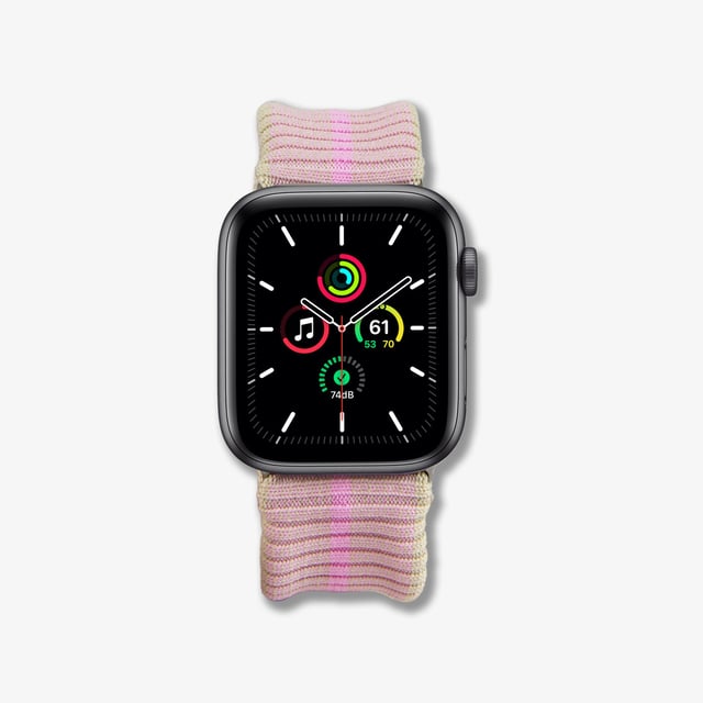 Knit Apple Watch® Band - Baby Pink