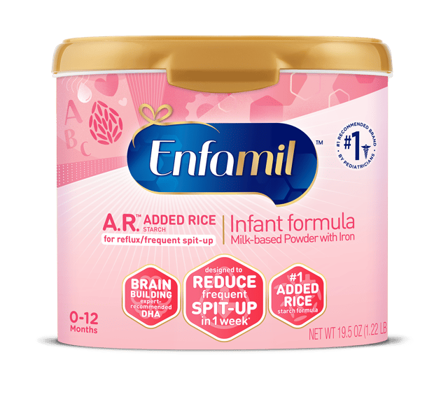 Enfamil A.R.™ Infant Formula with Added Rice - Powder - 19.5 oz Tub
