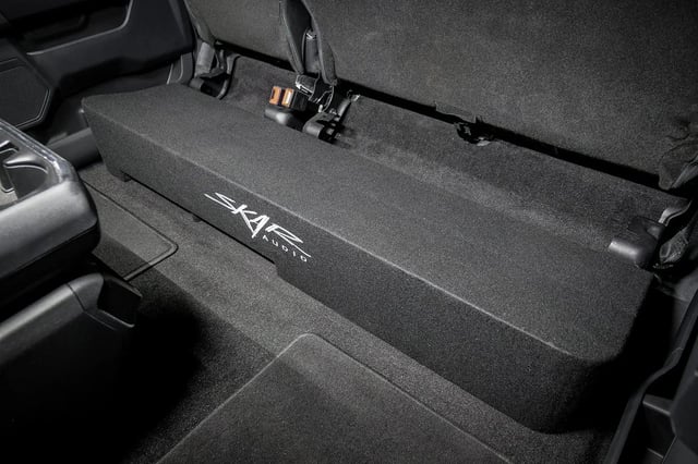 Dual 10" Loaded Subwoofer Enclosure for 2015-2024 Ford F-150 Super Crew Cab Trucks