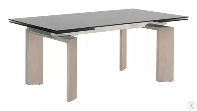 Jett Natural Gray Extendable Dining Table