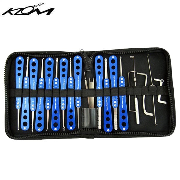 KLOM - Lock Picks Set - Boutique Locksmith Tools - 20-in-1