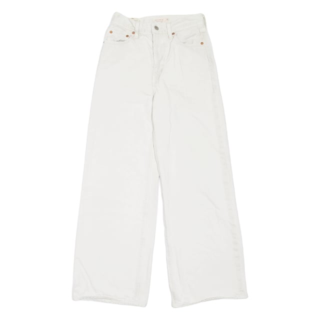 LEVI'S Womens Jeans Beige Regular Straight W26 L30
