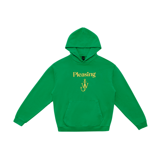 The Pleasing x JW Anderson Logo Hoodie in Grass Green