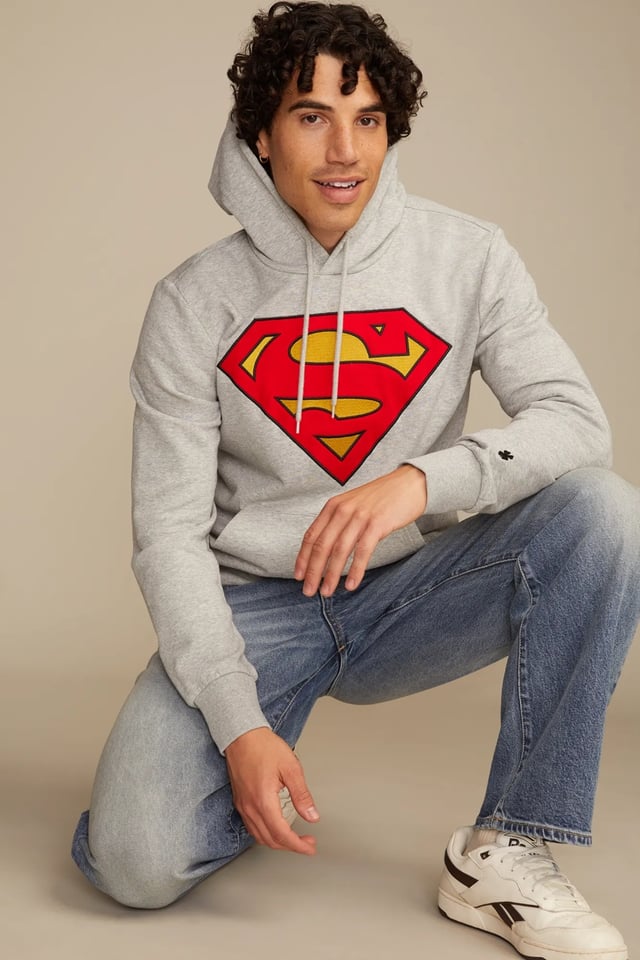 SUPERMAN LOGO HOODIE