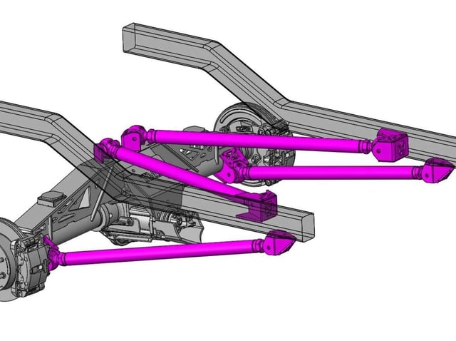 Universal Triangulated 4 Link Kit (OPTION 2)