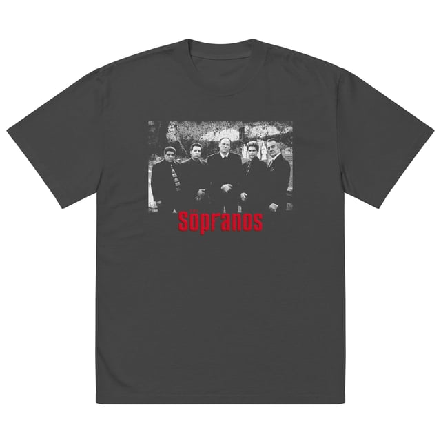 The Sopranos Tony's Crew Oversized Faded T-Shirt