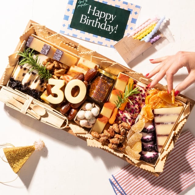 Customizable Birthday Cheese Boards (No Meat)