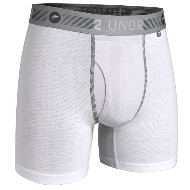 Flow Shift 6" Boxer Brief - White