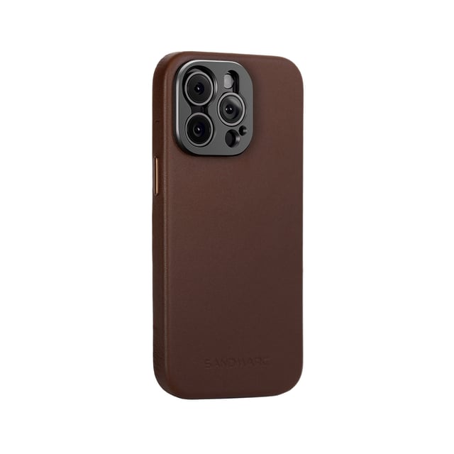 Pro Leather Case - iPhone 15 Pro - Brown (MagSafe Compatible)