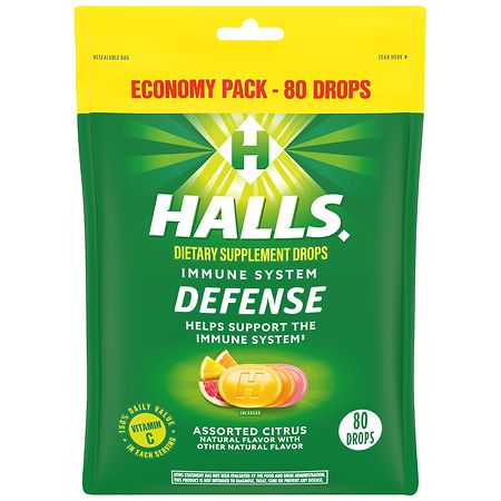 Halls Defense Vitamin C Drops