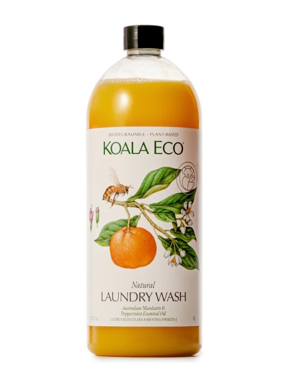 Natural Laundry Wash, Australian Mandarin & Peppermint Essential Oil - 33.8 fl. oz