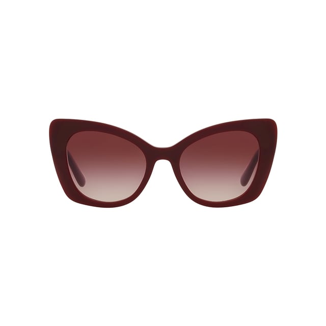 DOLCE&GABBANA DG4405 Bordeaux - Women Luxury Sunglasses, Clear Gradient Dark Brandy Lens