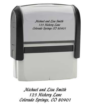 Calligraphy Address Stamp