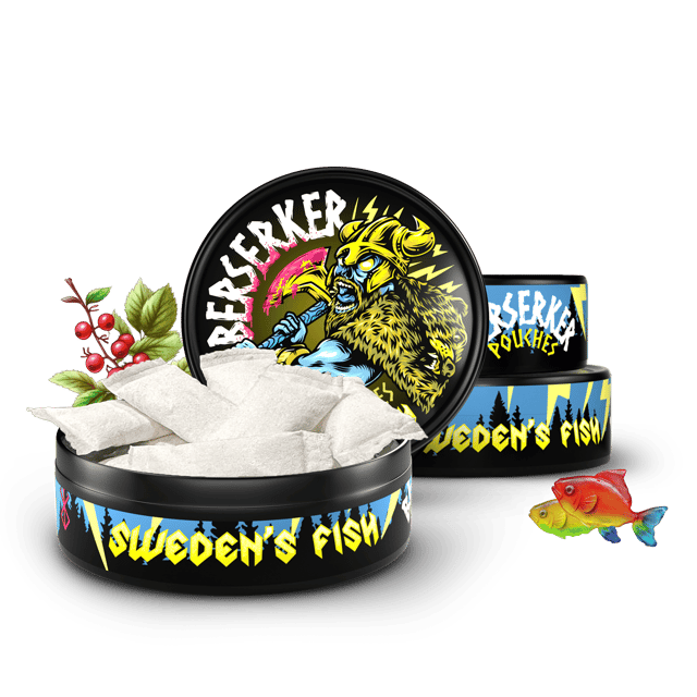 Berserker Caffeine Pouches - Sweden's Fish
