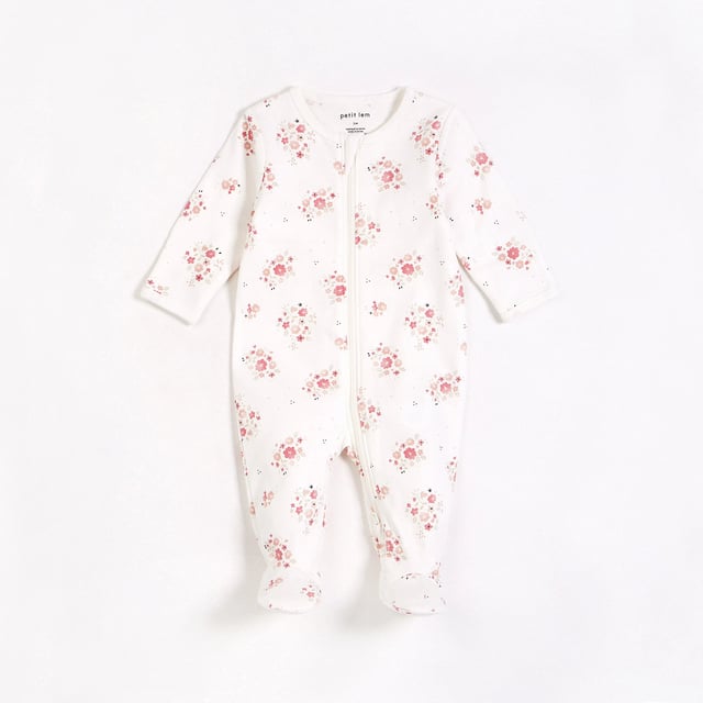 New Bloom Floral Print on Off-White Sleeper