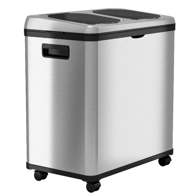 16 Gallon / 61 Liter Sensor Recycle Bin & Trash Can
