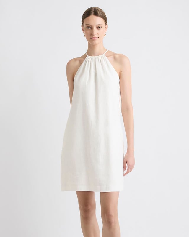 Sleeveless Halter-Neck Mini Dress