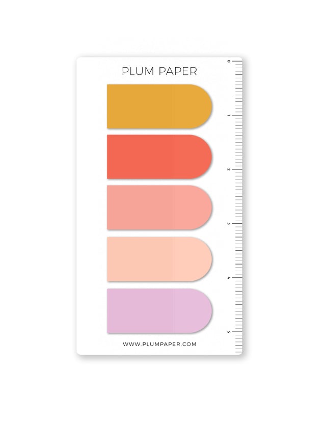 Sticky Notes Set - Rounded Sunset