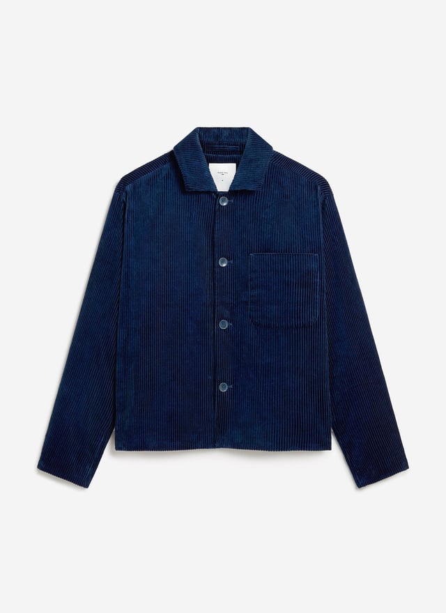 Cord Overshirt | Navy