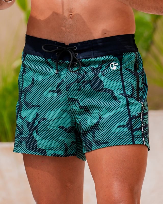 Striped Green Camo  - 3"