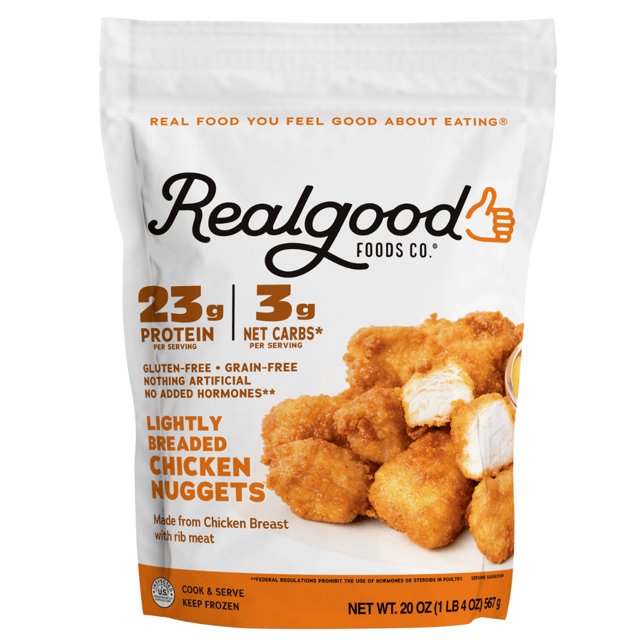 Lightly Breaded Chicken Breast Nuggets
