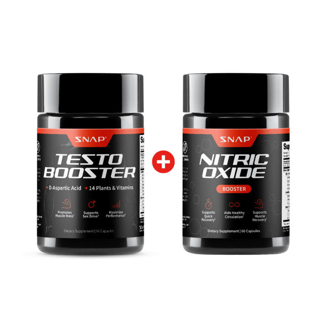 Testo Booster + Nitric Oxide Booster BOGO