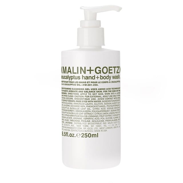 eucalyptus hand+body wash.