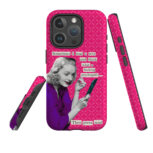 iPhone MagSafe Tough Case -  Psychopath By Clare Jordan