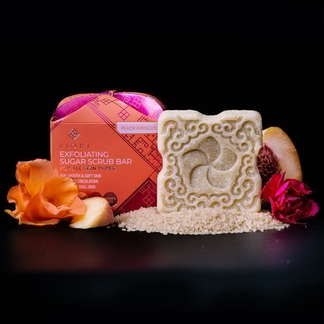 LIMITED Sugar Scrub Bar | Peach Hibiscus