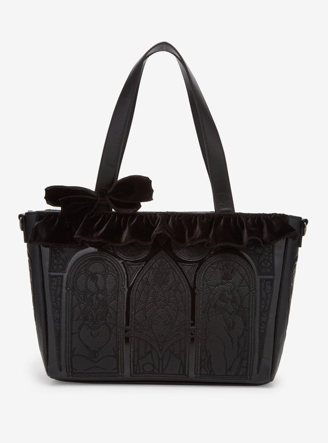 Loungefly Disney Villains Windows Ruffle Tote Bag