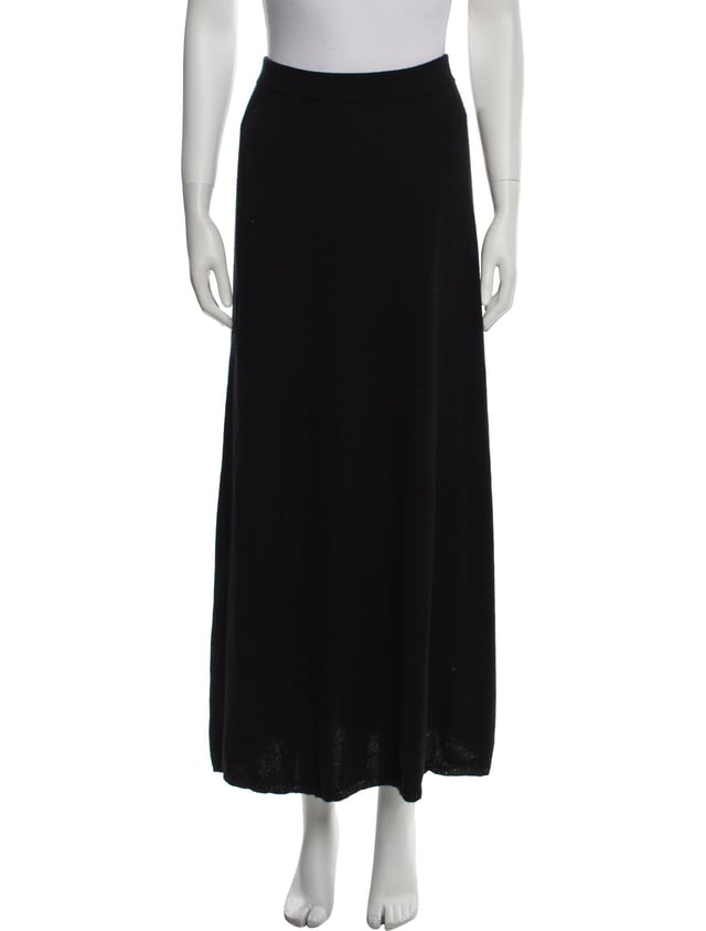 Cashmere Midi Length Skirt
