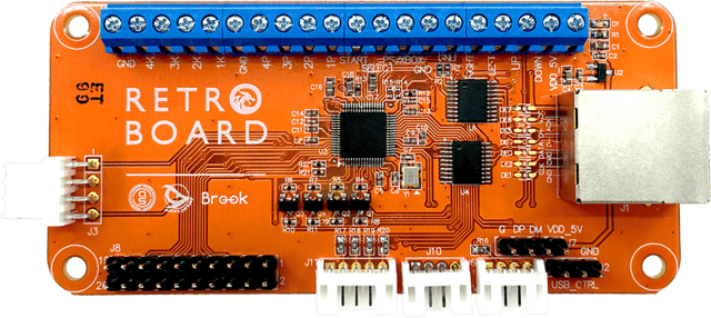 BROOK RETRO BOARD [NES | SNES | N64| GC | Xbox | DC | TG16 | PS1 | PS2 | PS3 | PC (X-Input)]