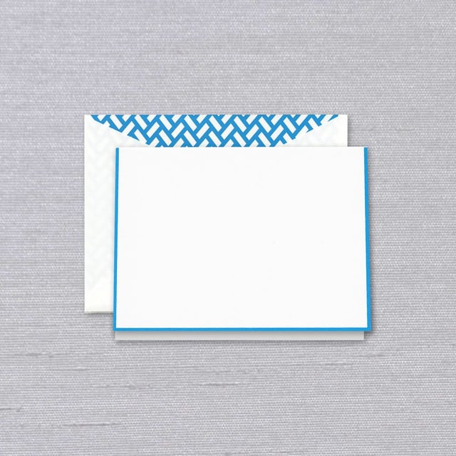 Neon Blue Bordered Note 