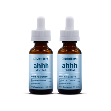 CBD Oil Starter Set - 1000mg Full Spectrum Tincture & 1000mg Broad Spectrum Tincture