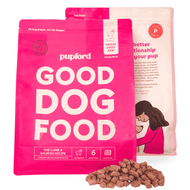 Freeze-Dried Raw Dog Food - Salmon & Lamb Recipe