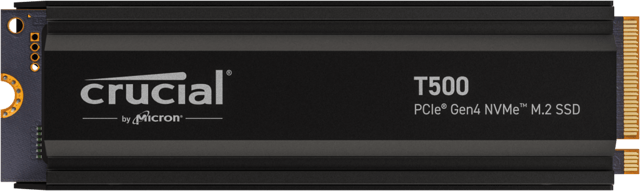 Crucial T500 1TB PCIe Gen4 NVMe M.2 SSD with heatsink | CT1000T500SSD5 | Crucial.com