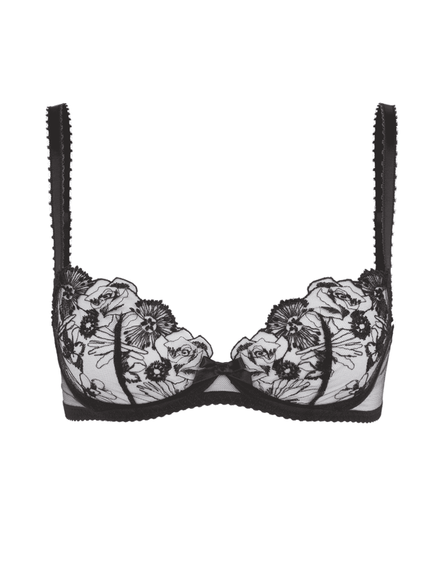 Jayce Plunge Underwired Bra in Black | Agent Provocateur