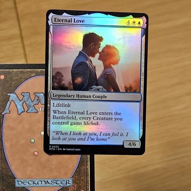 Custom Foil Collectible Card Personalized Fantasy Game Card Unique Gift for TCG Players
