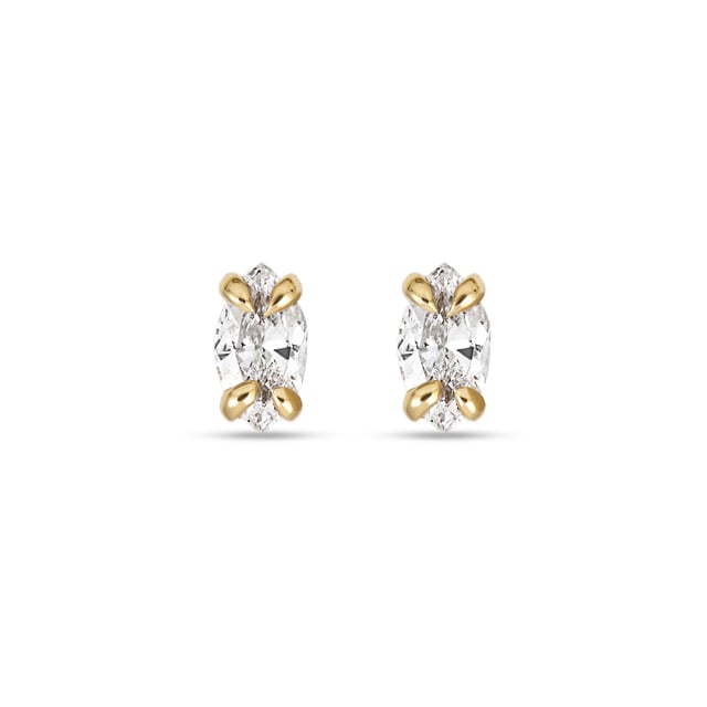LAB-Created Diamond Cat Eye Studs