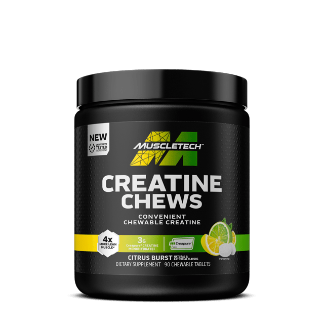 Creatine Chews - Citrus Burst - 90 Tablets (30 Servings)