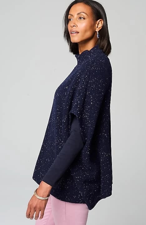 Tie-Dye Cotton-Gauze Poncho