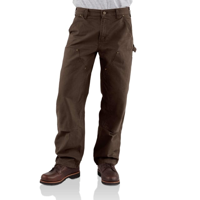 Men's Utility Double-Knee Work Pant - Loose Fit - Rugged Flex® - Washed Duck